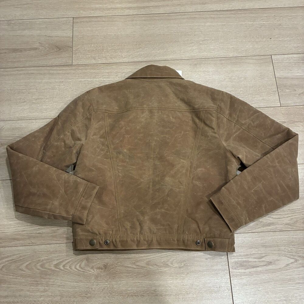 NWT Ginew x Pendleton Women’s Legends Niizhoo Coat Leather Wool Lined Size M - Picture 7 of 7